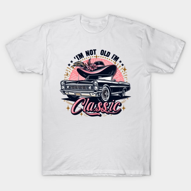 Classic Car T-Shirt by Vehicles-Art